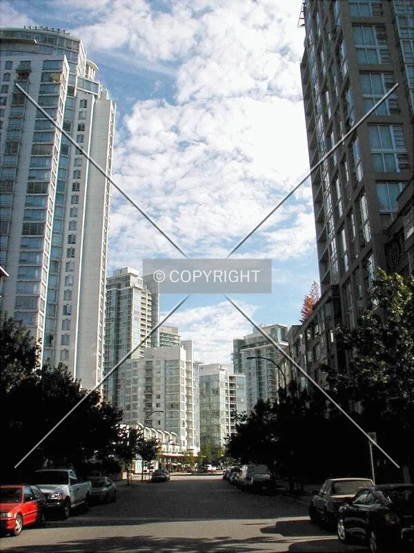 East on Marinaside Crescent