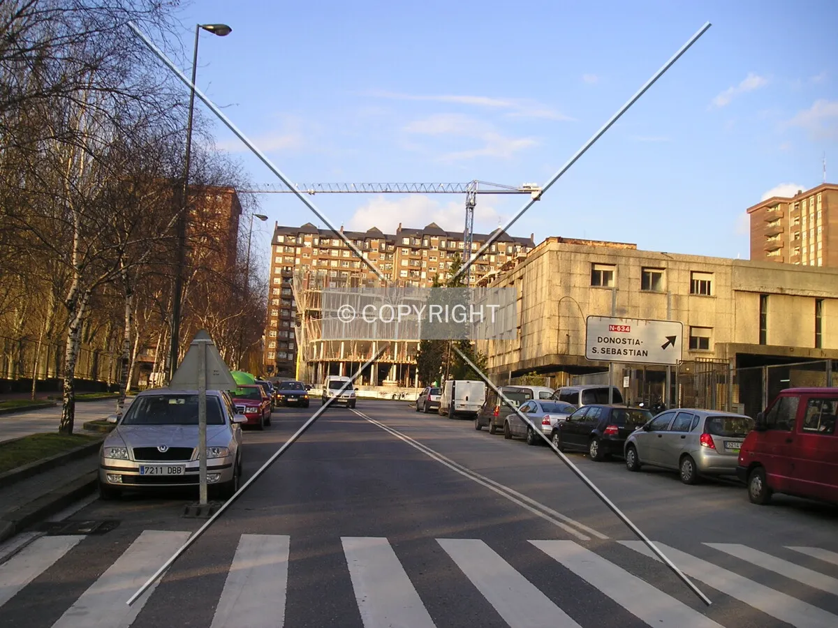 View towards the north from the junction with Fernando Jimenez
