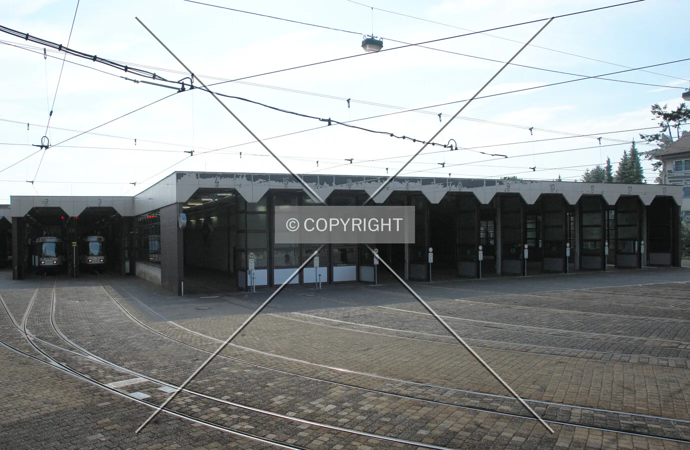 A tram depot