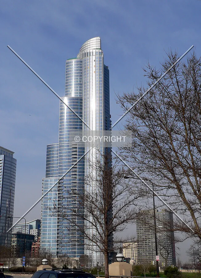View to the west from Lake Shore Drive