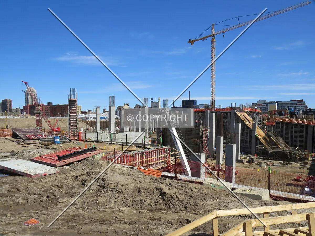 View to the north from 5th Street South