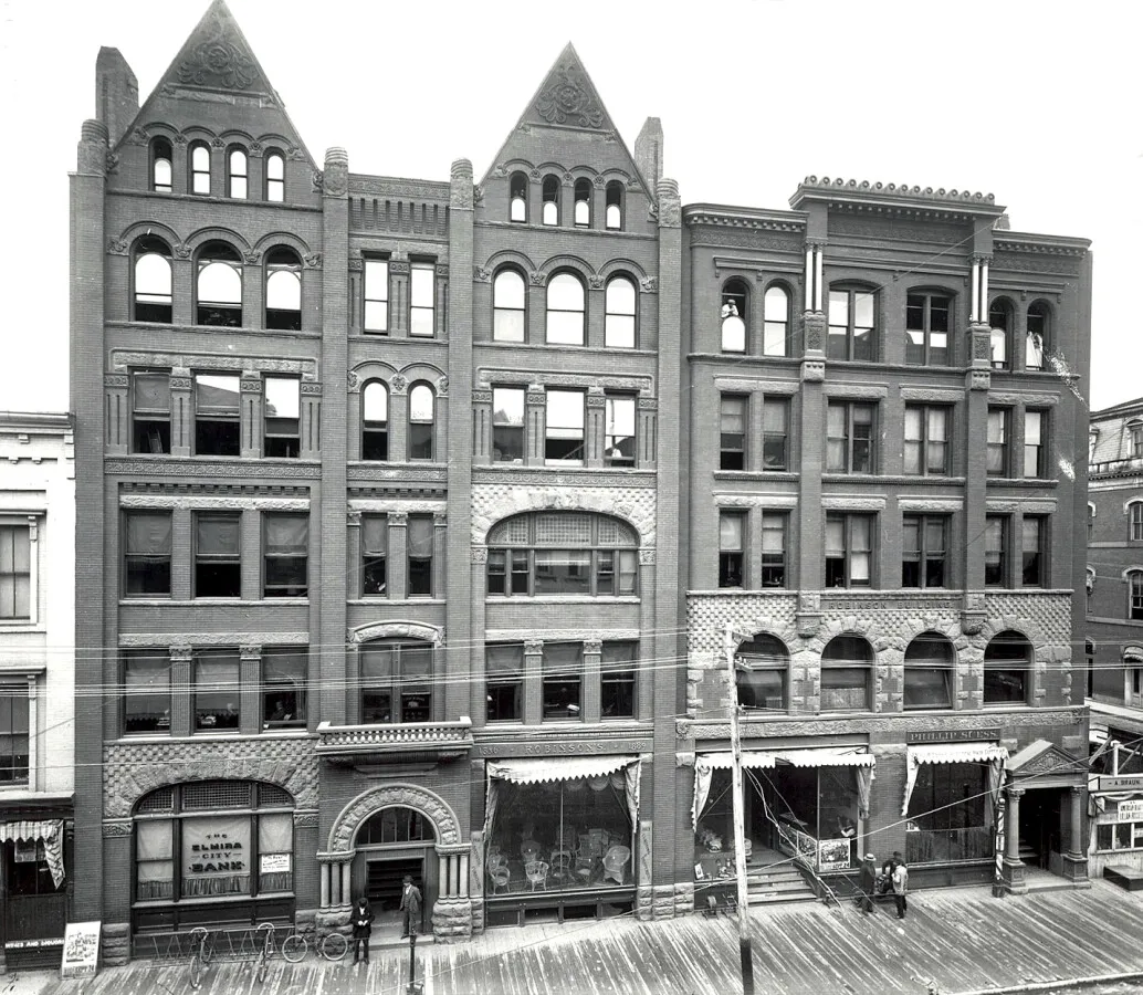 View from the east