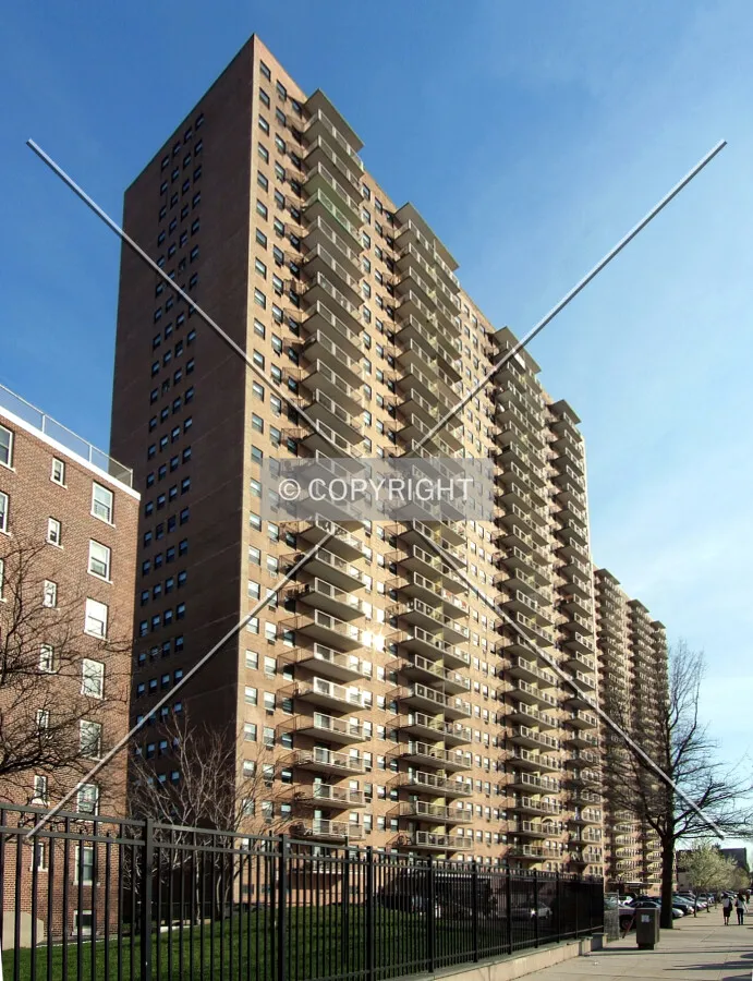 View from the north along Park Avenue
