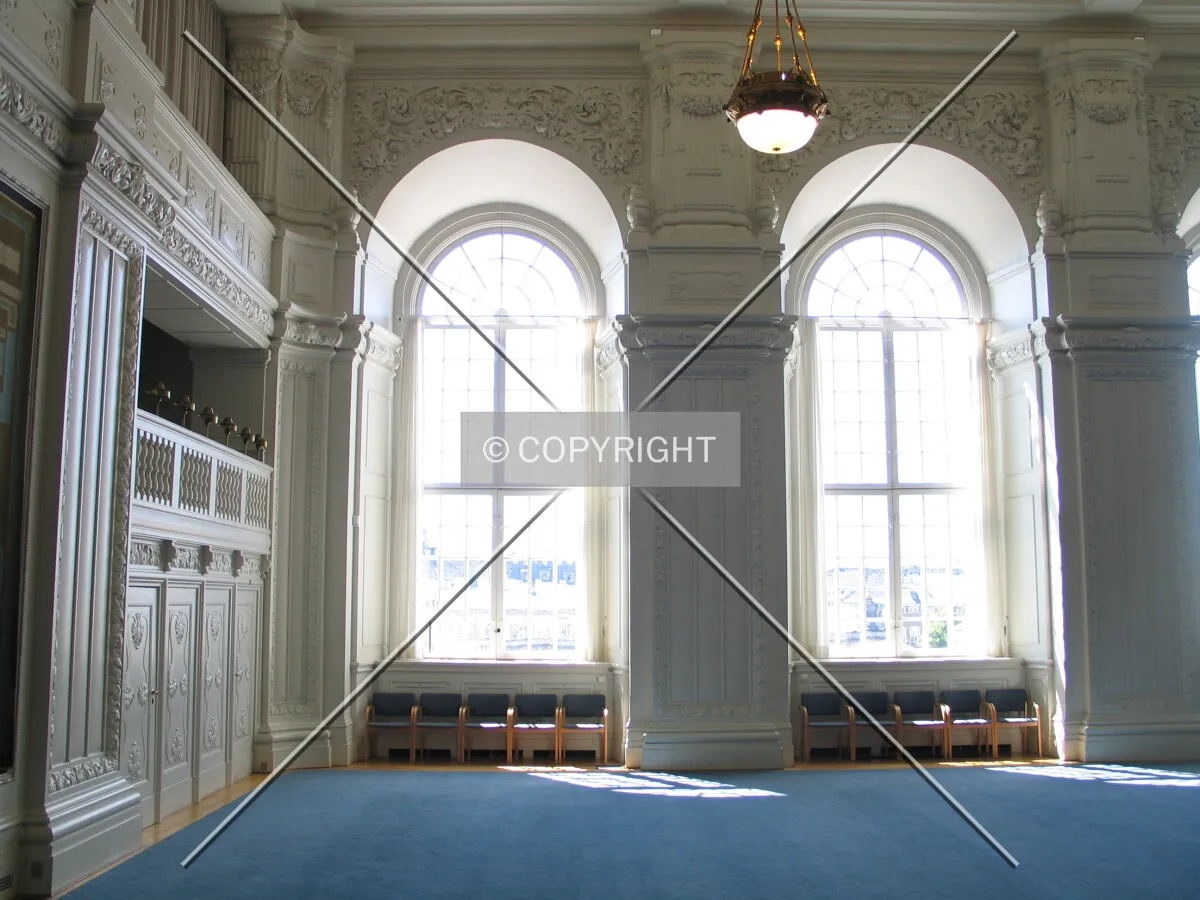 View inside the room "Landstingssalen"