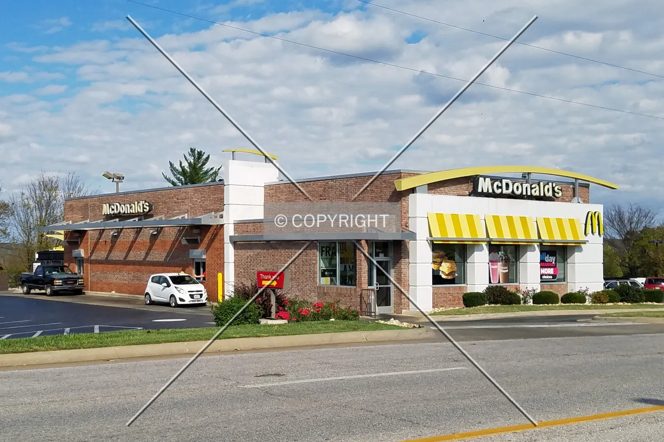 View from the southwest; October 20, 2016