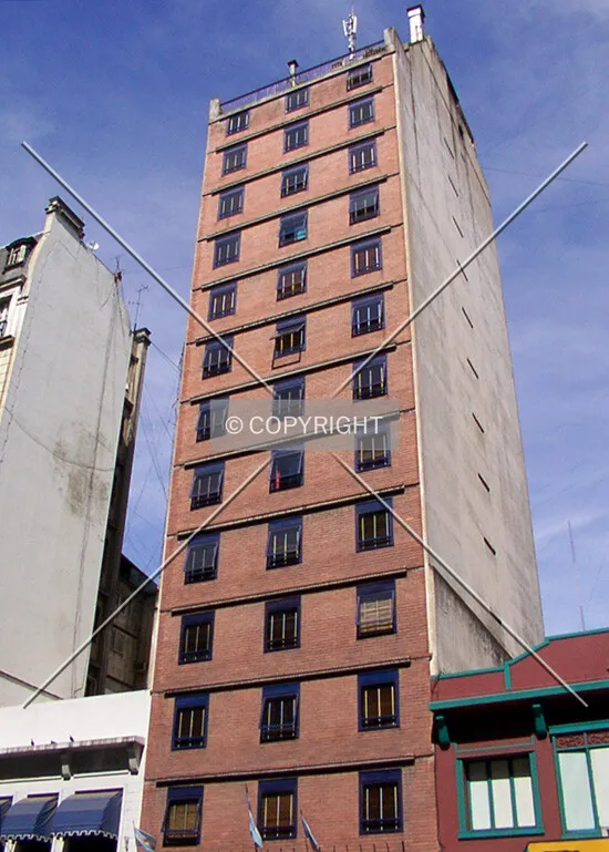 Looking up from street level