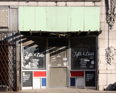 Storefront on the first floor