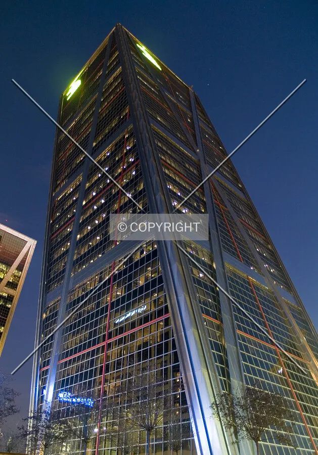 Looking up from the west