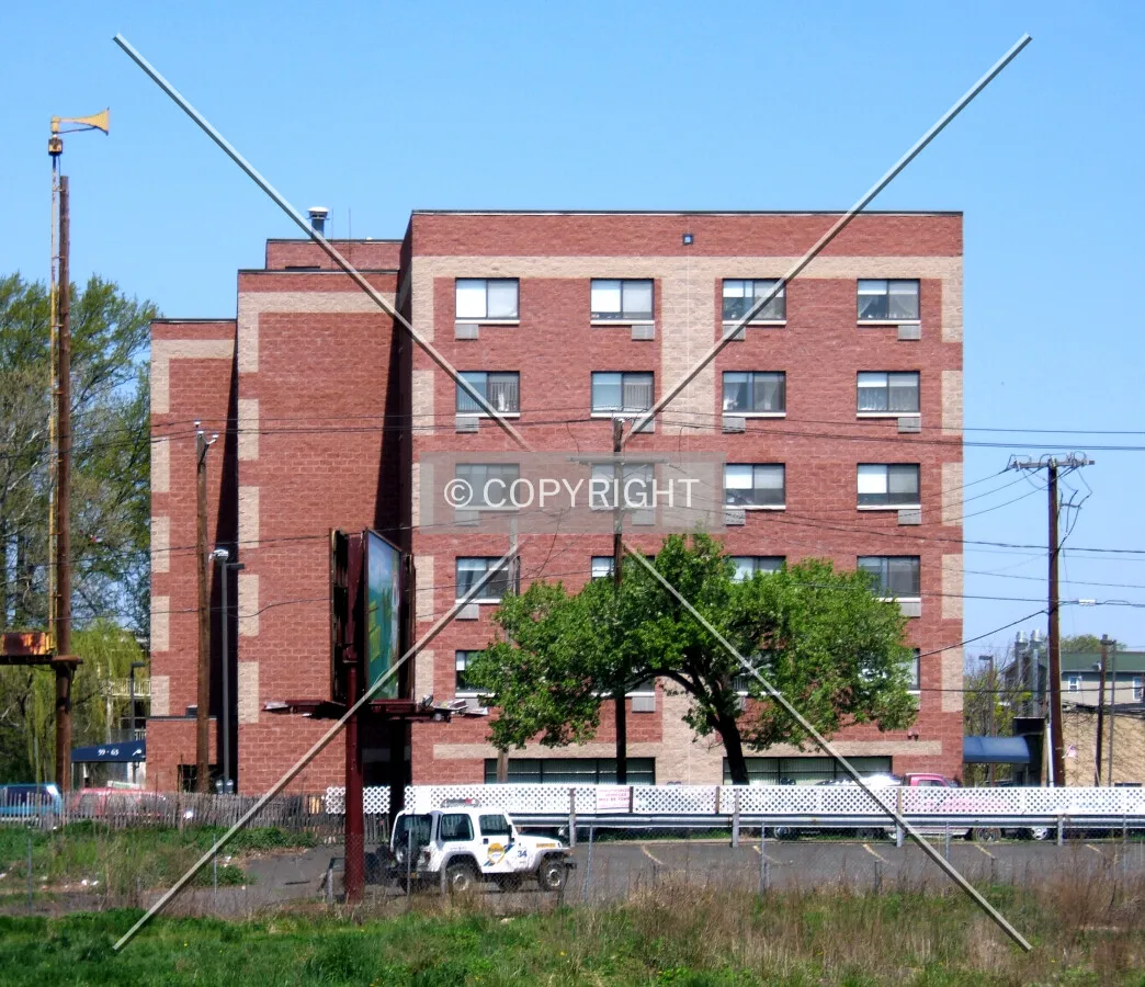 View from the southeast