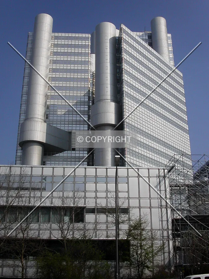 Southern facade of the building