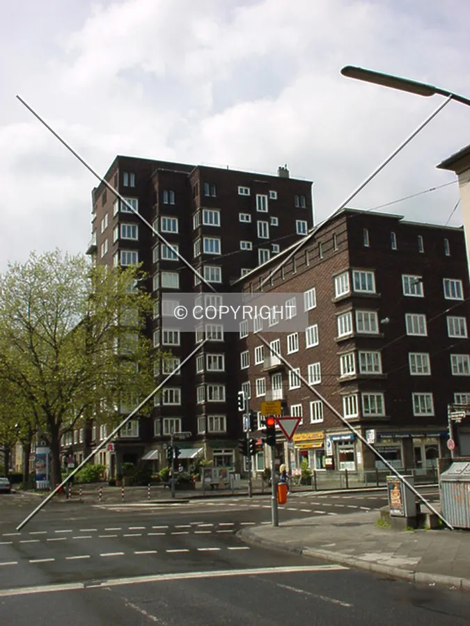 As seen from Uerdinger Straße