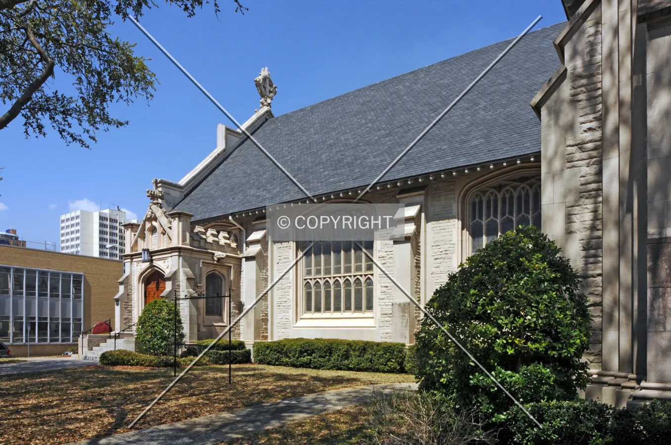 View from the southeast