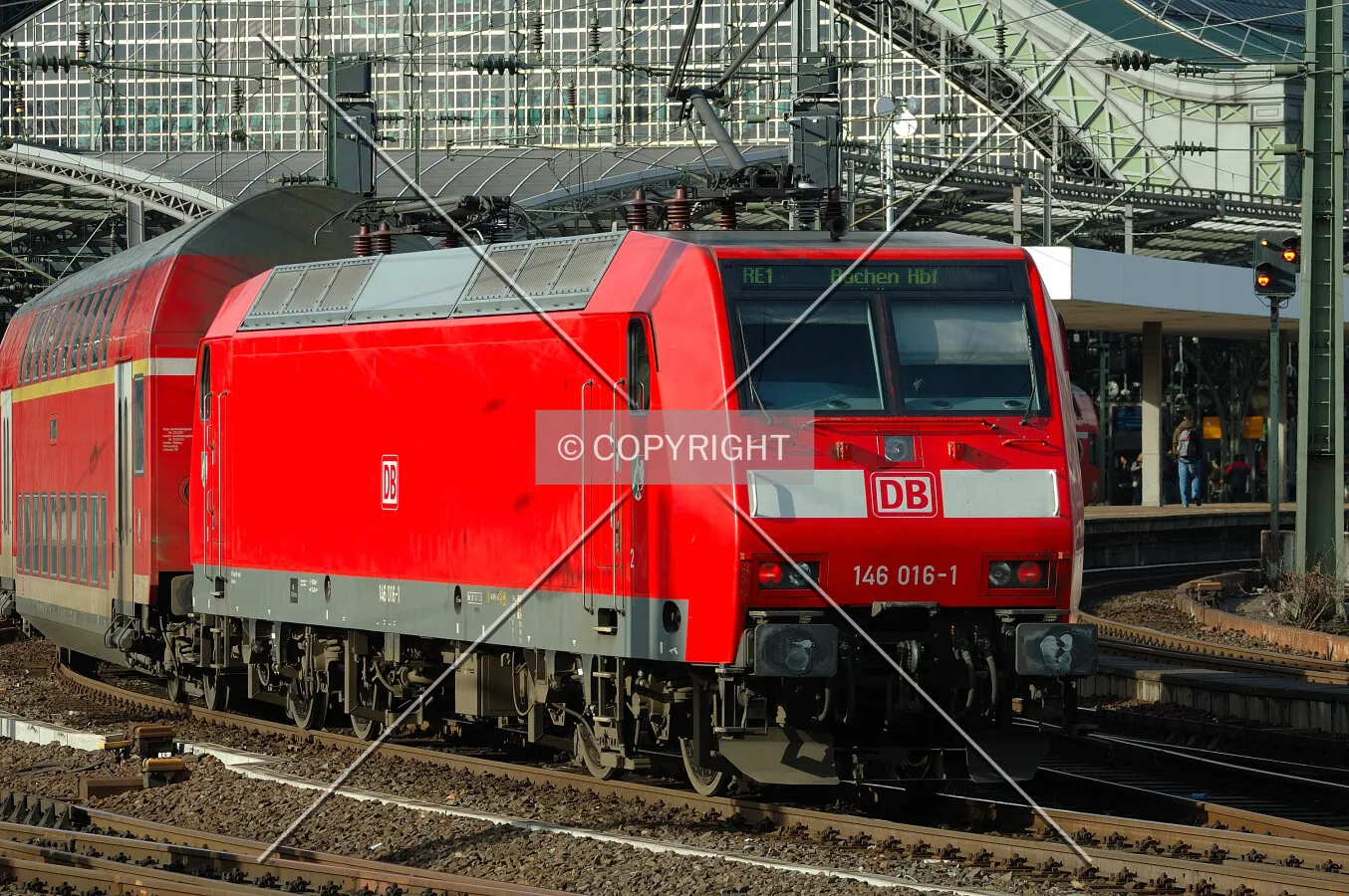 German Train in Cologne