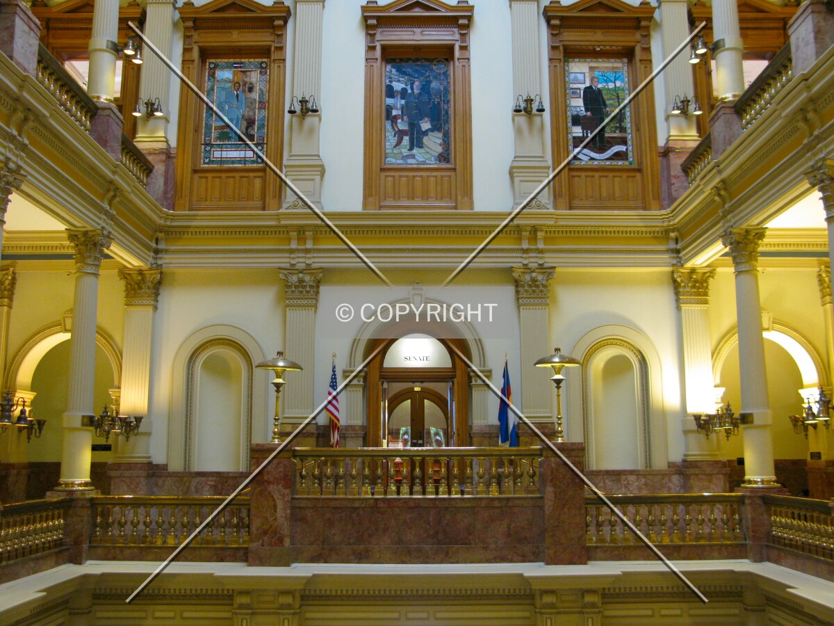 Interior view to the Senate chambers