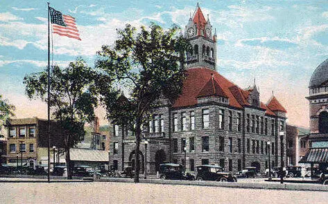 View from the east