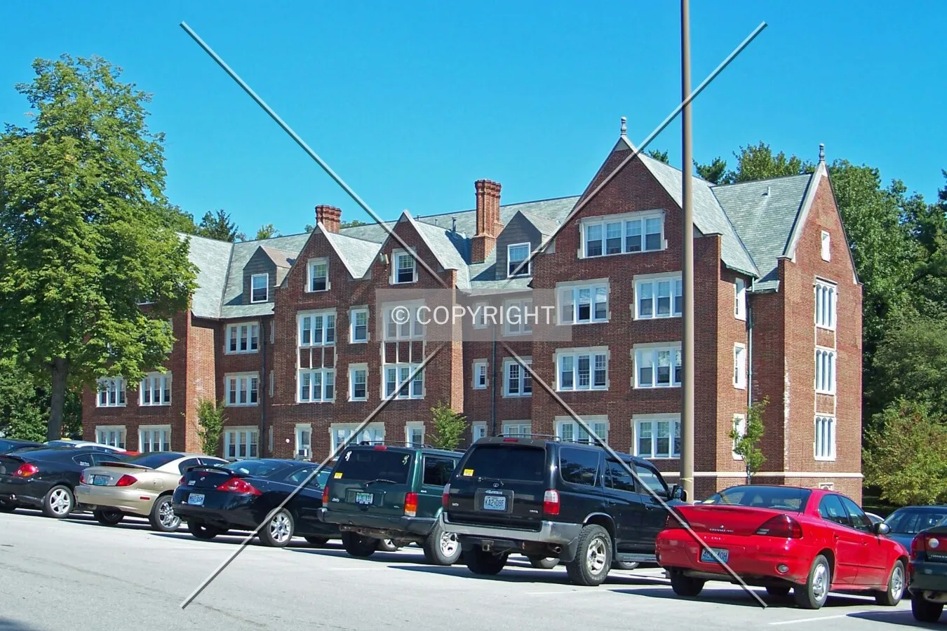 View from the southeast