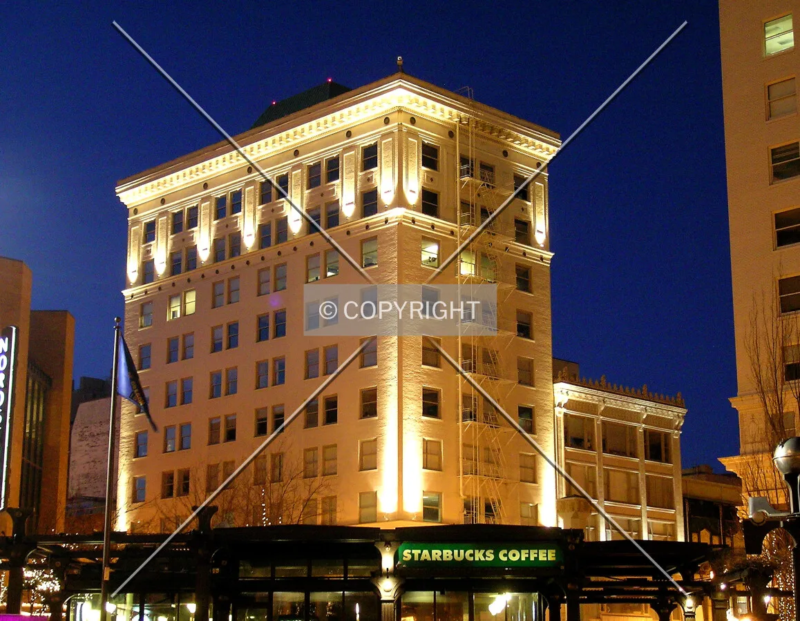 Northwestern view-as seem from across the Pioneer Square
