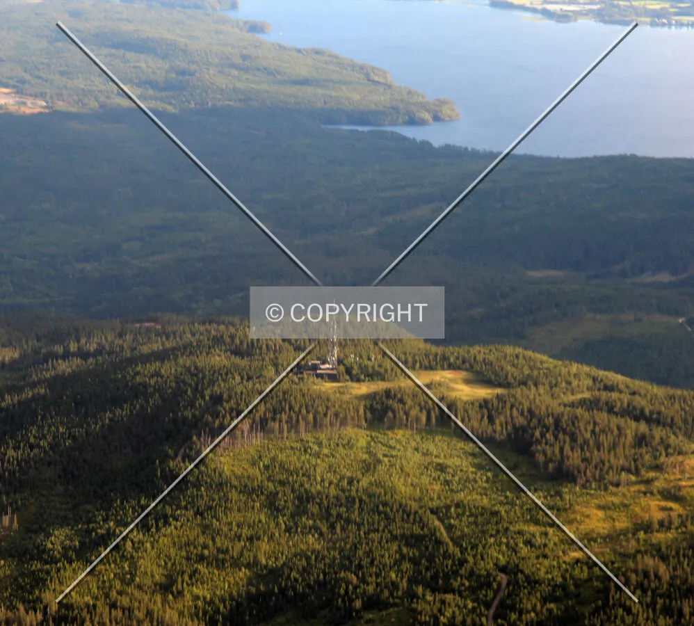 Aerial view from the west