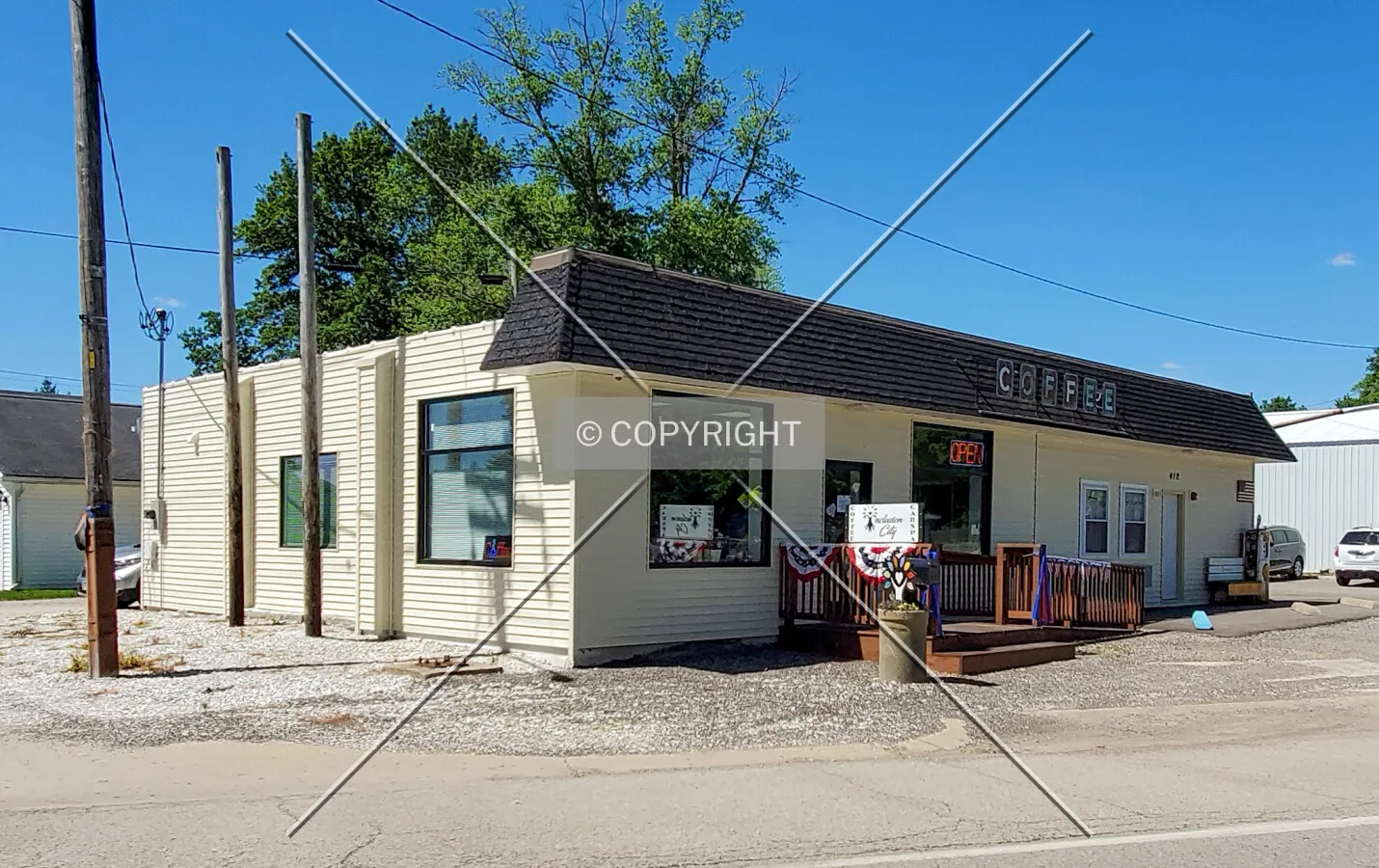 Northeast view; May 30, 2020
