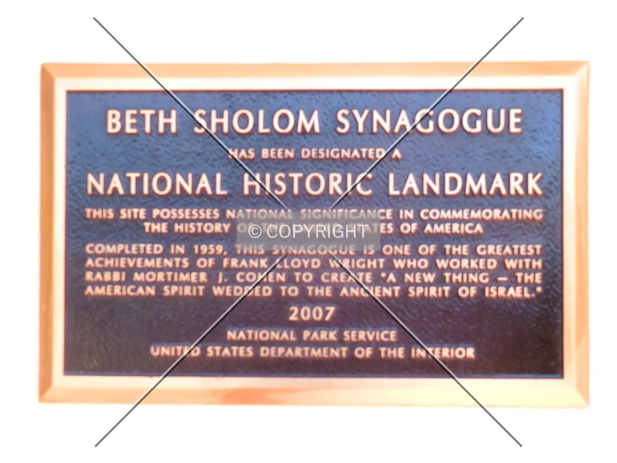 Historic marker at the main entrance