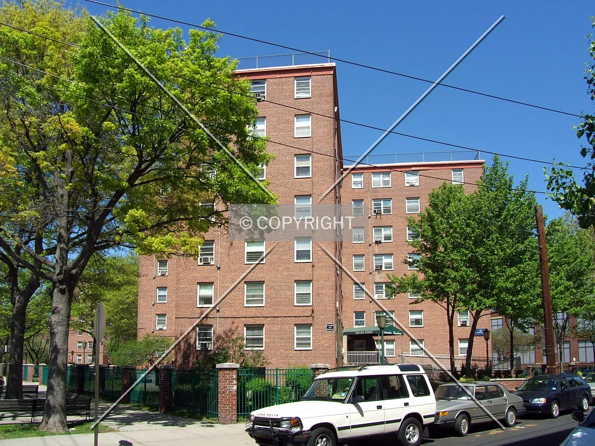 View from the southwest on 8th Street