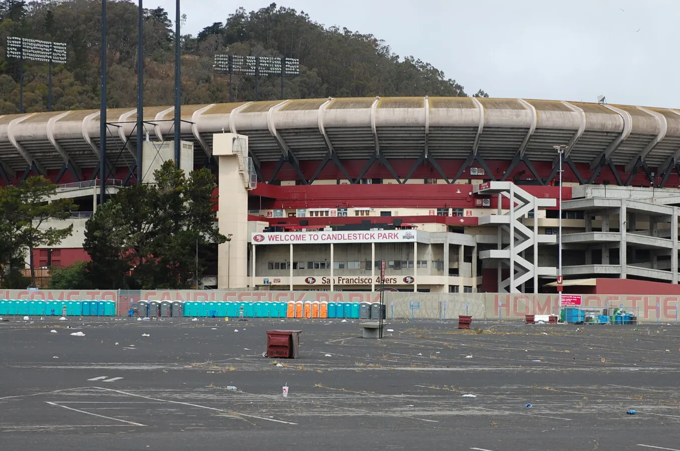 View from the southeast