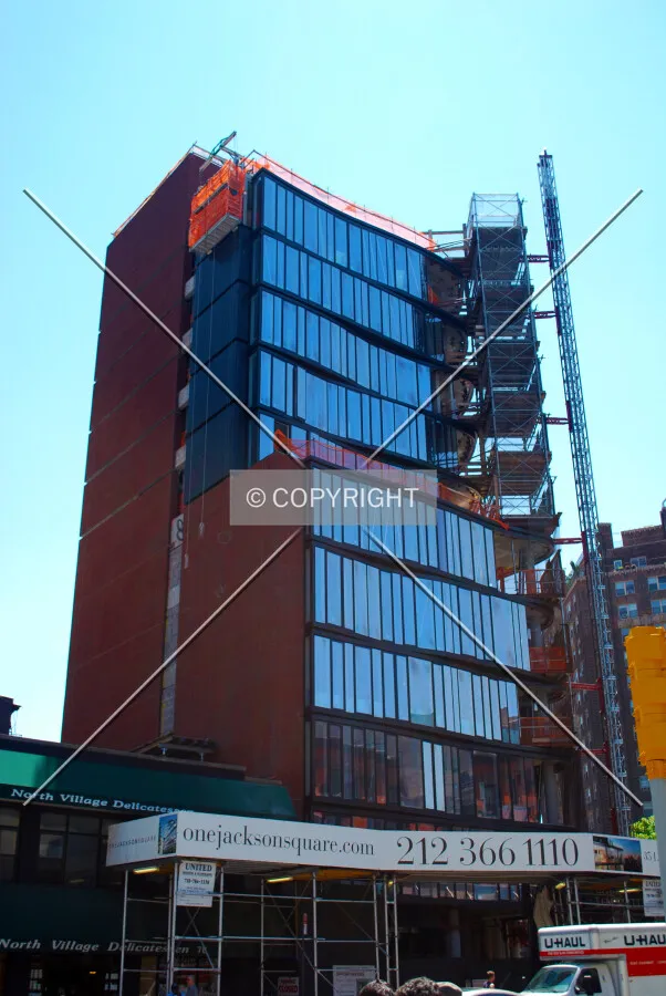 Viewed from west 14th Street looking southwards