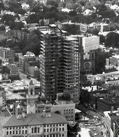 View from the southeast