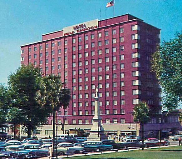 View from the southeast