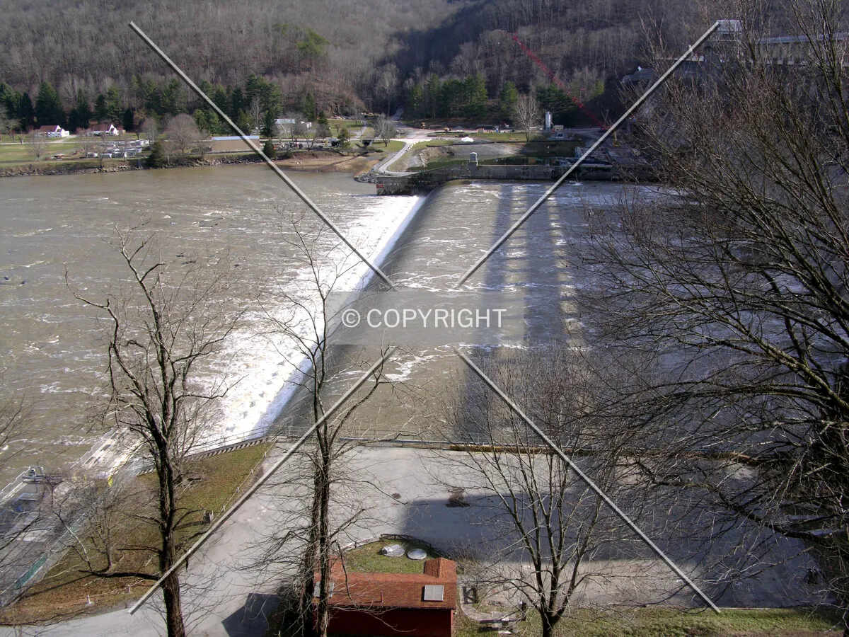 Spillway from the west