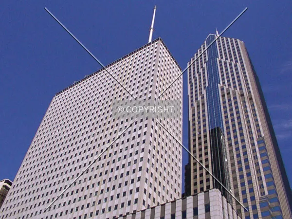 Looking up from Randolph Street