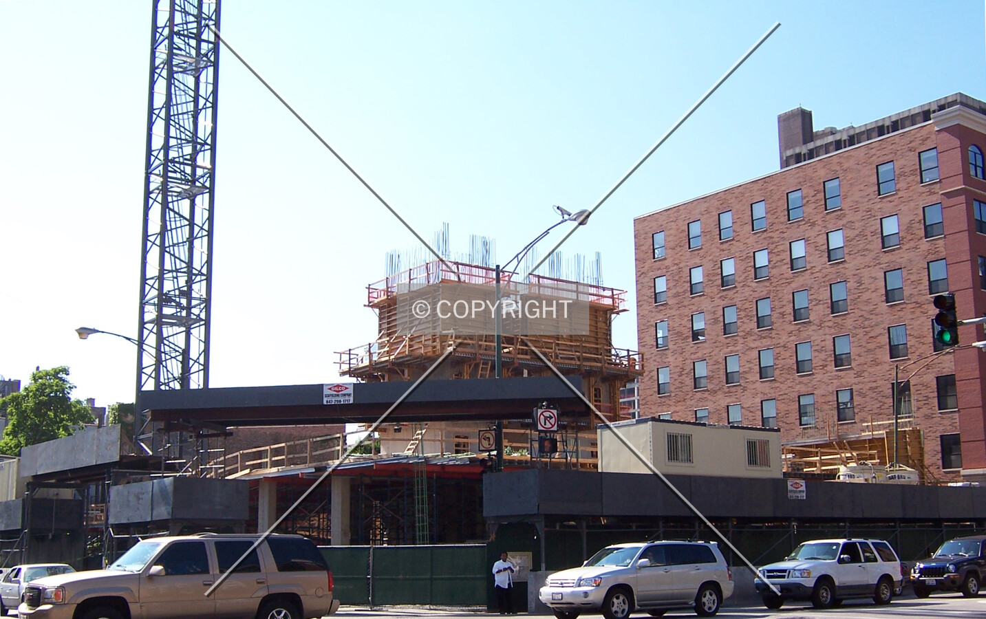 View from the southeast
