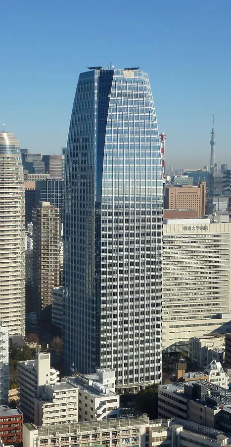 Southwest view from Tokyo Tower.