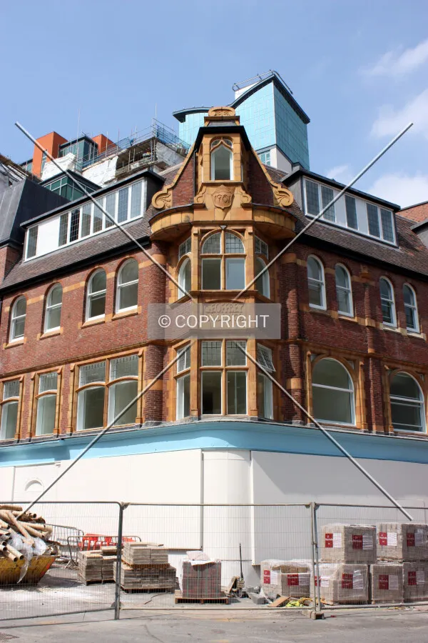 The Victorian retained facade