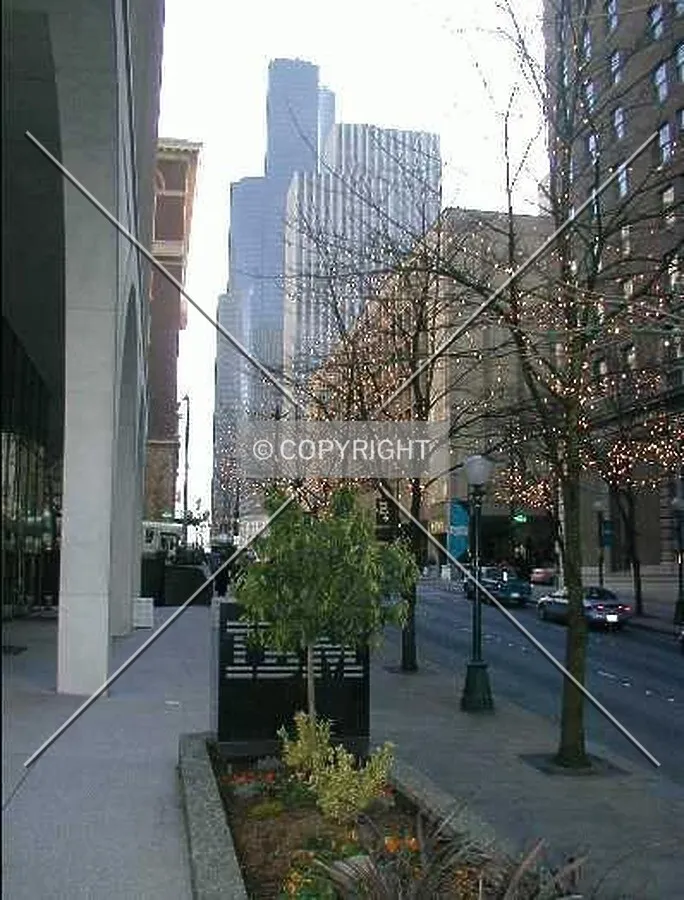 Looking south down Fifth Avenue from IBM plaza