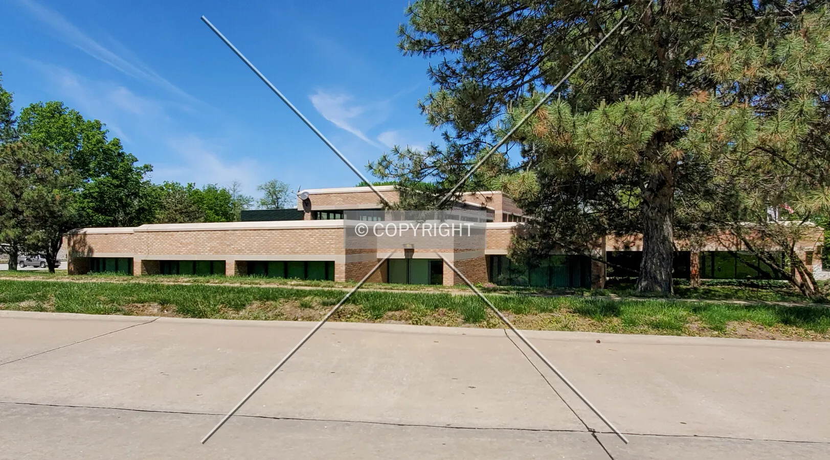 View from the east; May 1, 2020
