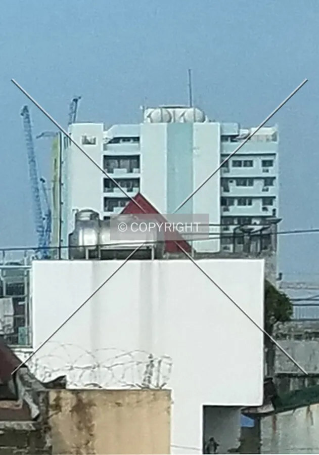 Distant view from the east; February 27, 2018