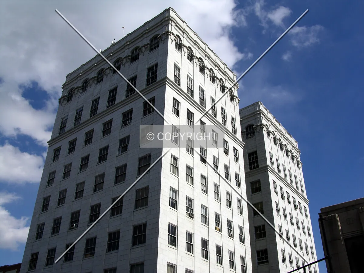 Looking up the northwest corner from across Main Street