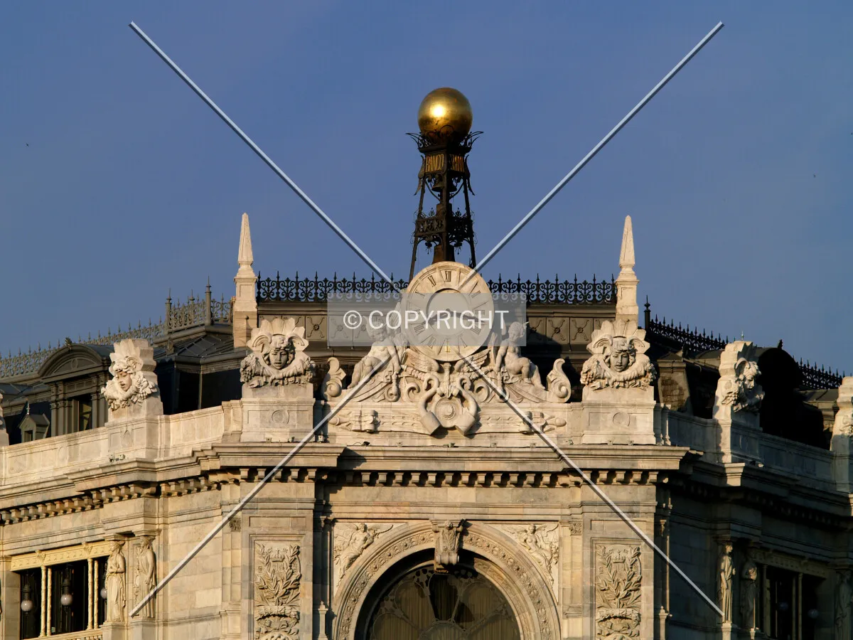 Top of the main entrance