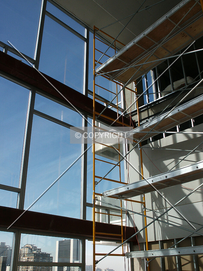 12th floor atrium with the Kingsbury Park skyline visible to the northwest
