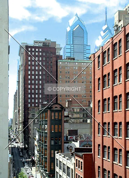 Sansom Street from the east