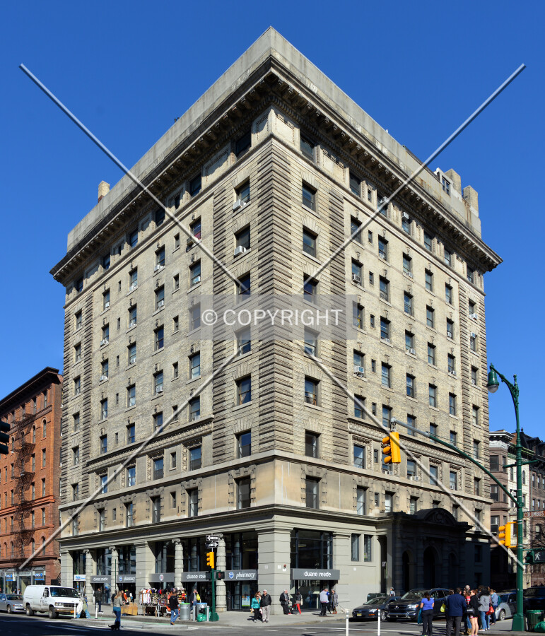 View from the southwest at Columbus Avenue and 75th Street