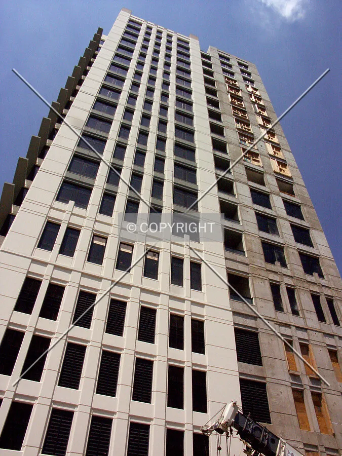 Looking up the south side