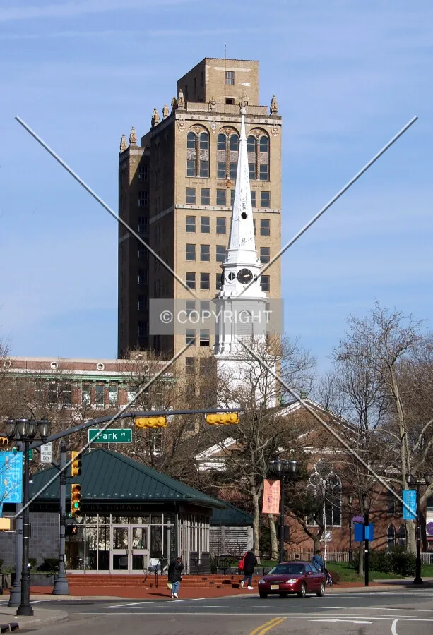 View from the southeast across Military Park