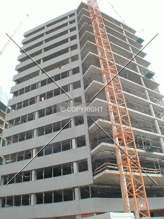 Looking up the future glass facade