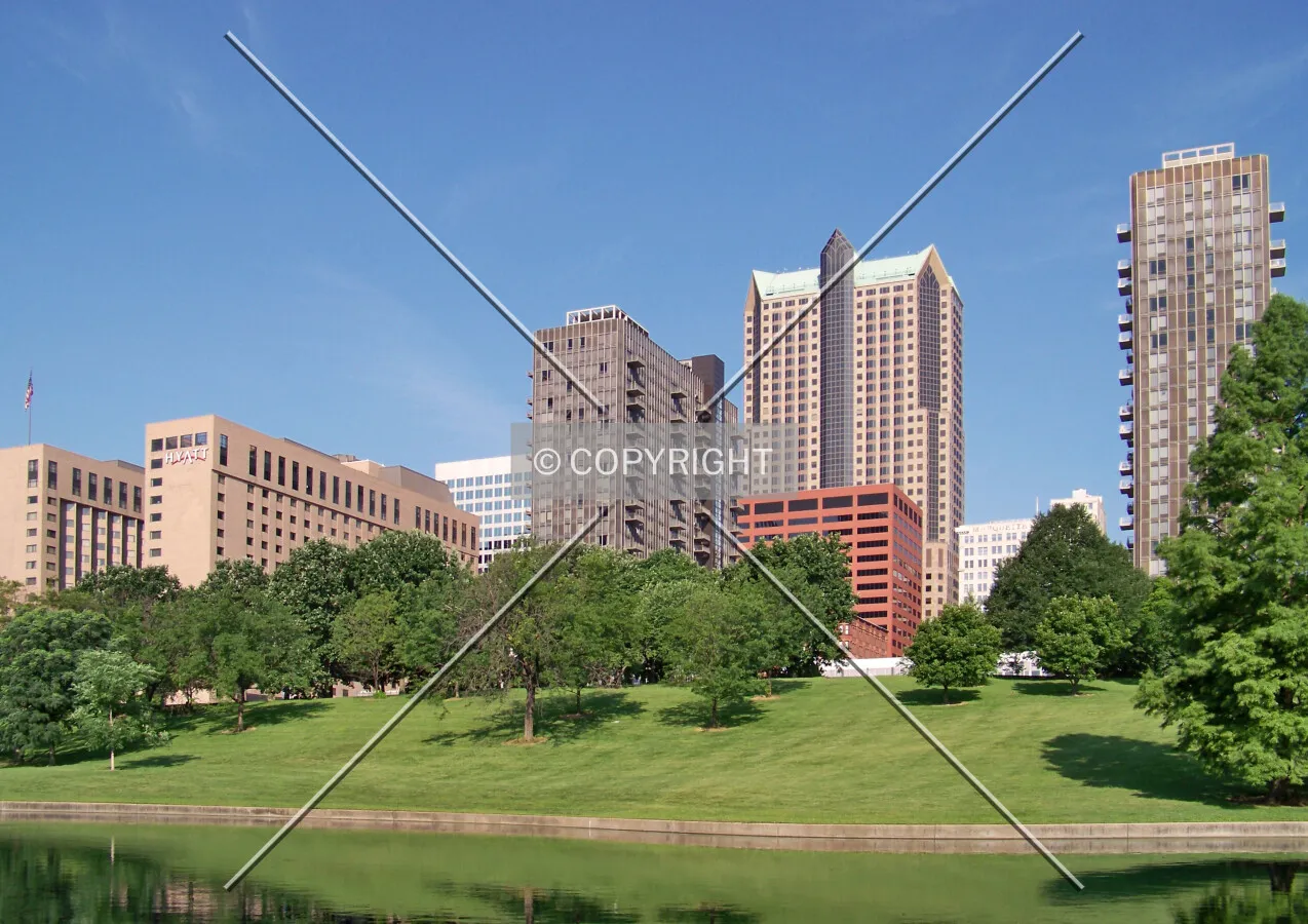 Downtown from the northeast