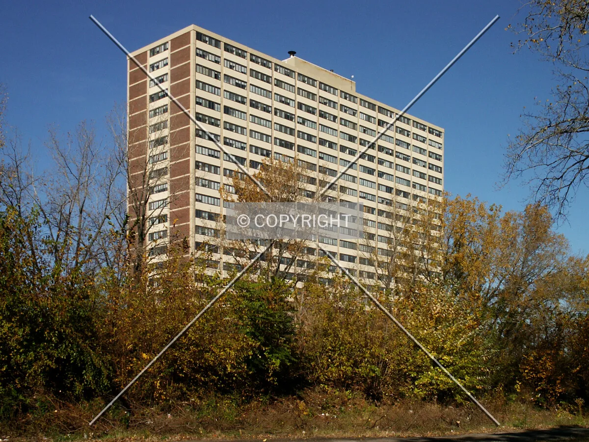 View from the southeast