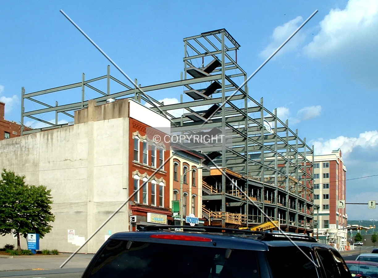 View from the northwest along Lackawanna Avenue