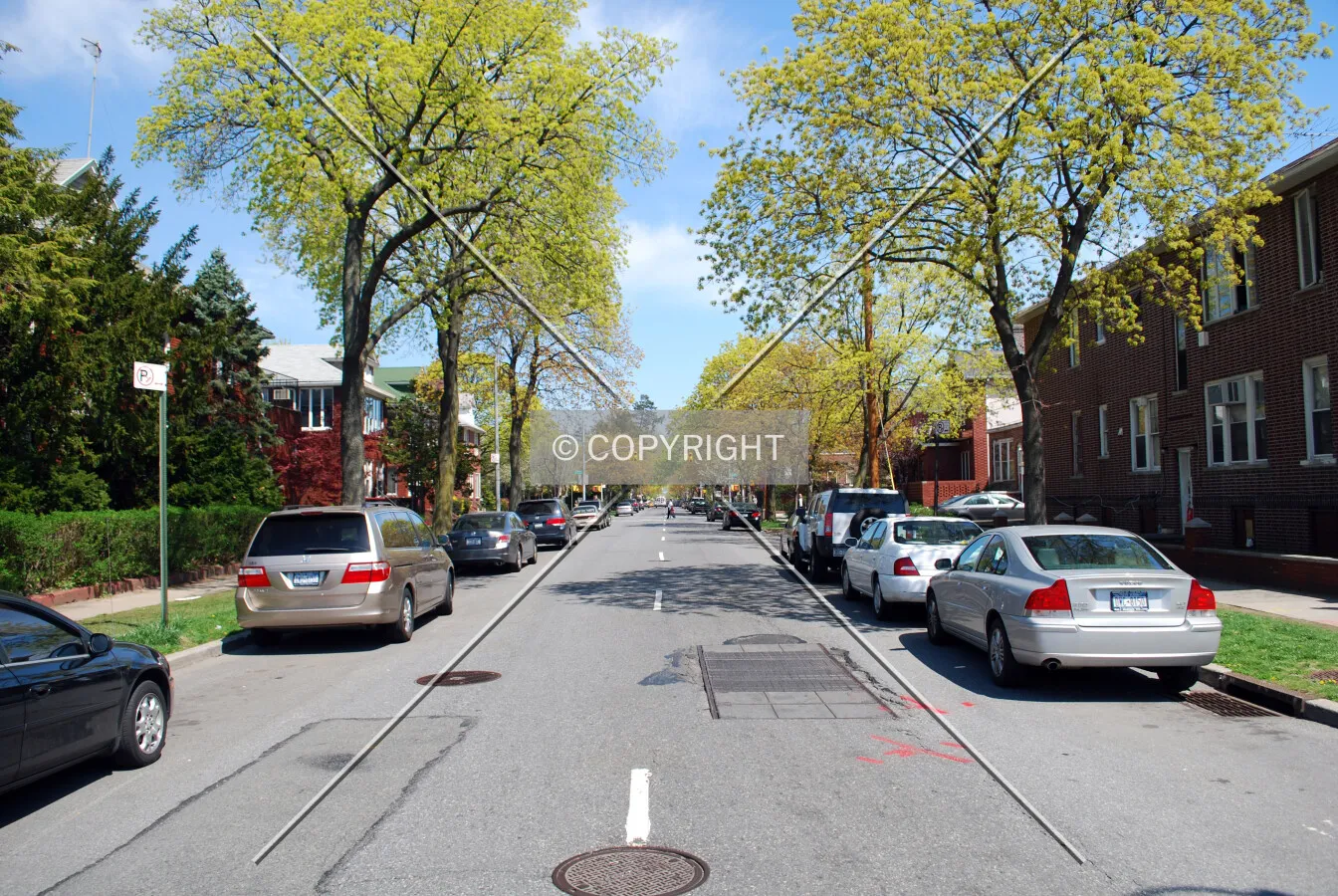 View eastward from Ocean Parkway