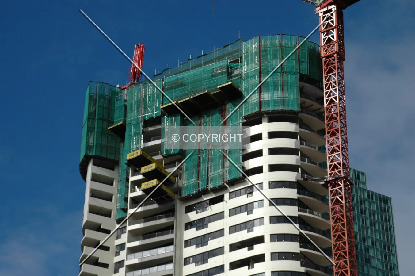 Top of the building